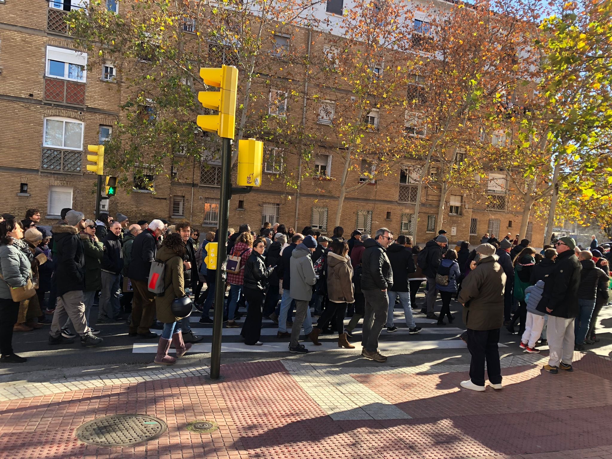 ¡Salvemos los Pinares de Venecia! Vecinos del barrio de Torrero salen  a la calle para mostrar su rechazo a la ampliación del Parque de Atracciones de Zaragoza