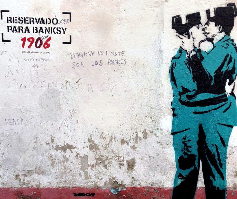 Aparece en el barrio ferrolano de Canido una obra firmada como Banksy