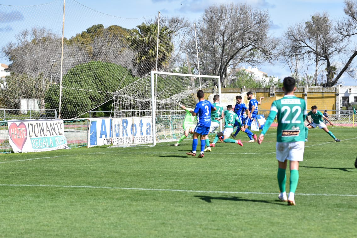 Imagen partido del Xerez CD ante el CD Rota