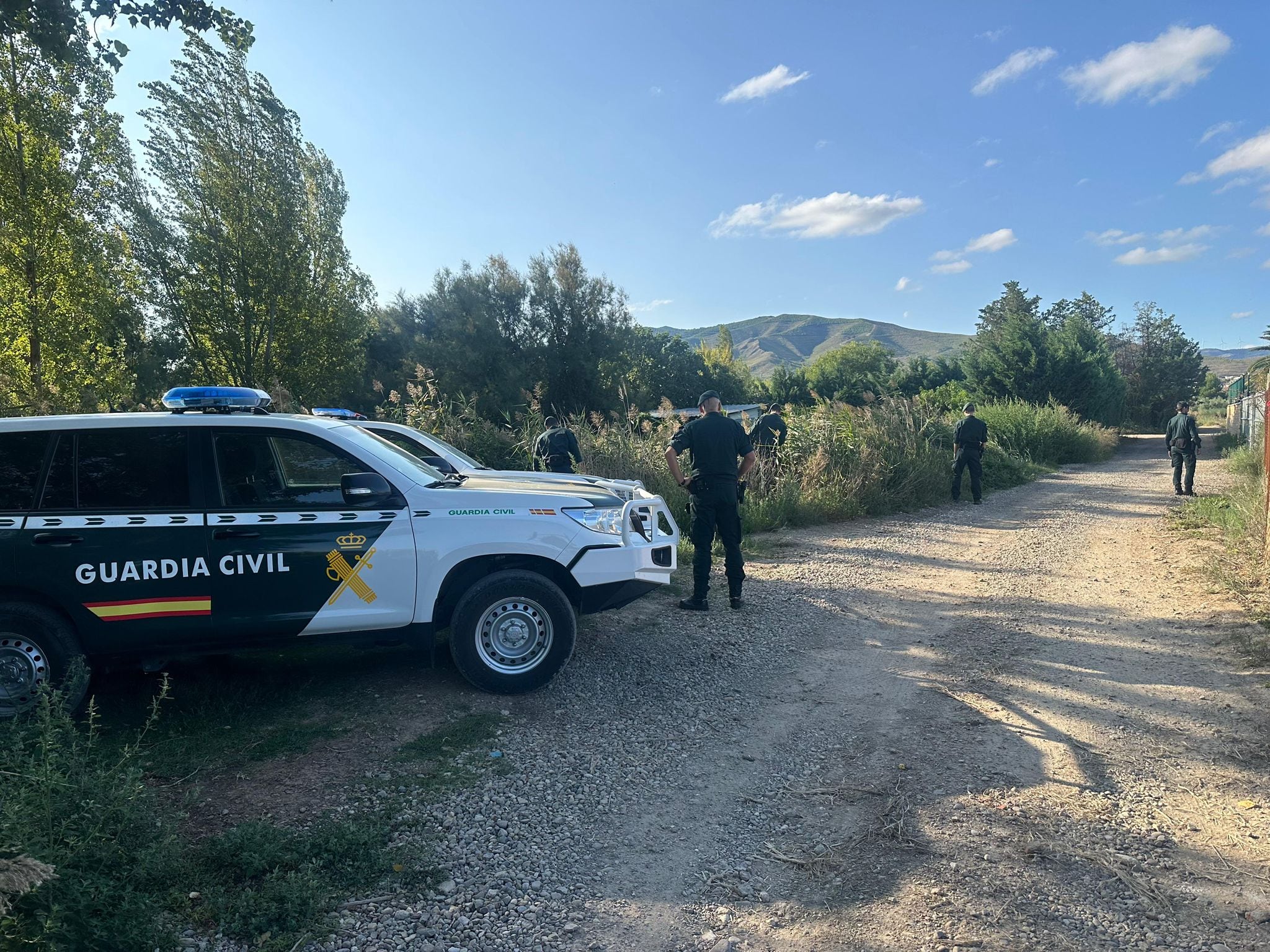 Guardia Civil en la búsqueda de la mujer desaparecida en Autol