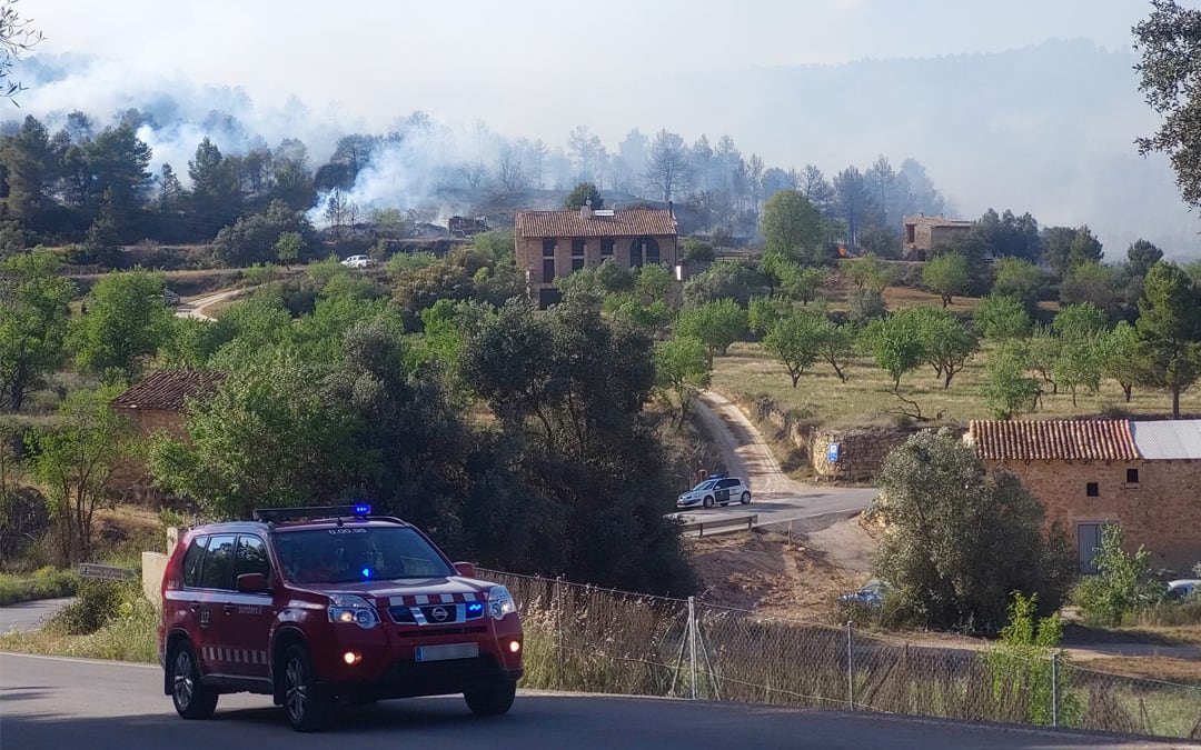 Incendio en Lledó