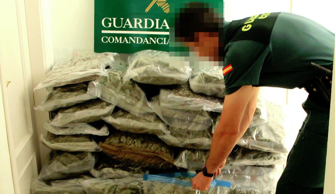 Mariahuana incautada durante la operación