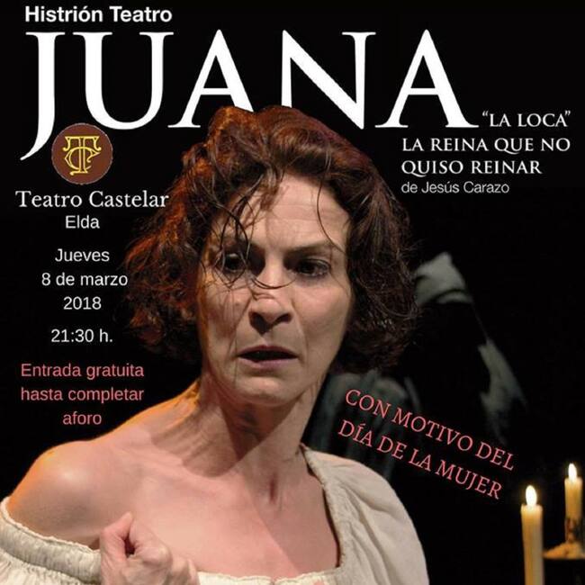 Gema Matarranz, Mejor Intérprete Femenina en los Premios del Teatro Andaluz 2013 y 2015, pone cuerpo y voz a Juana