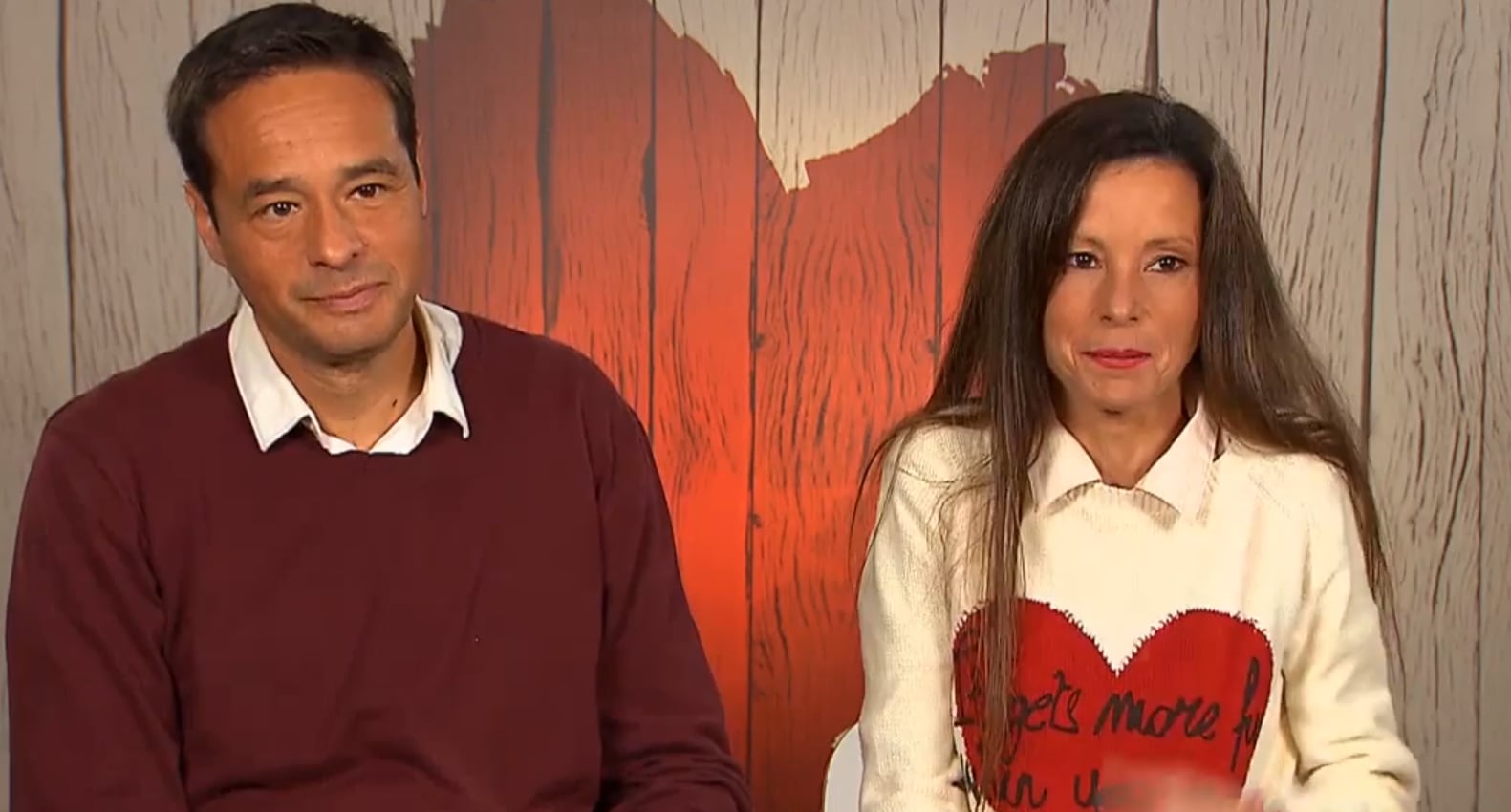 Andrés y Diana durante su cita de 'First Dates'.