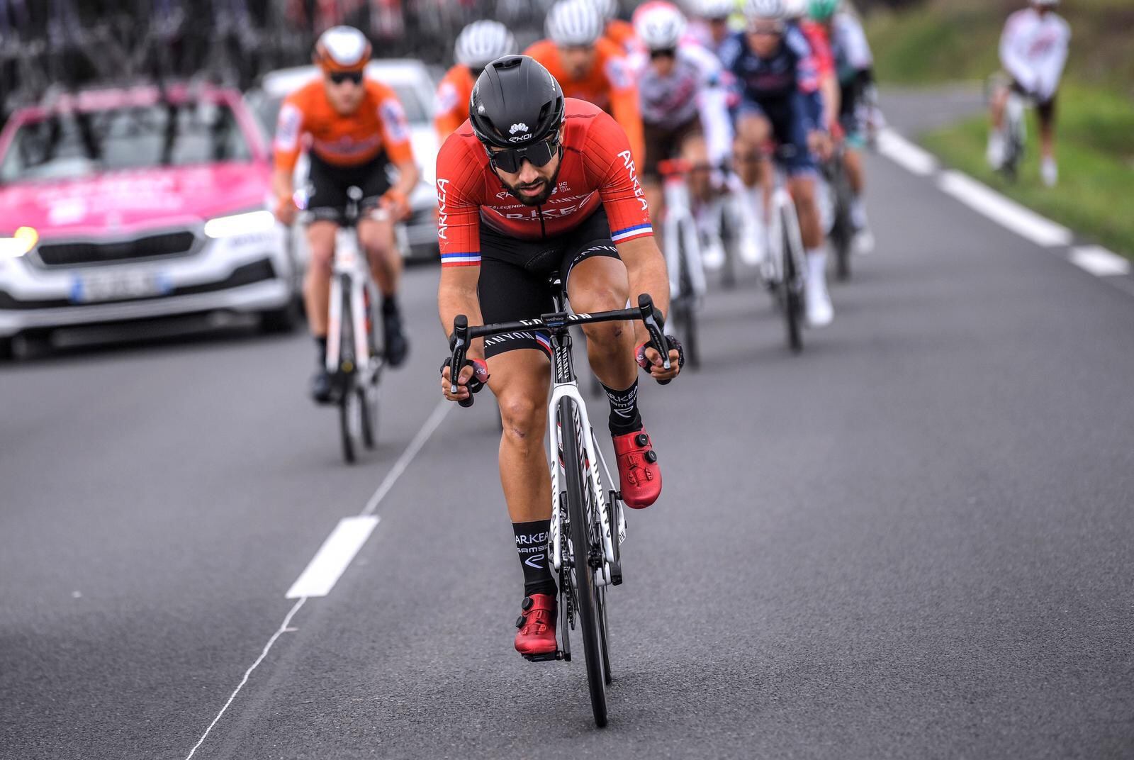 Nacer Bouhanni buscará el triunfo en la Clásica de Almería de 2021.