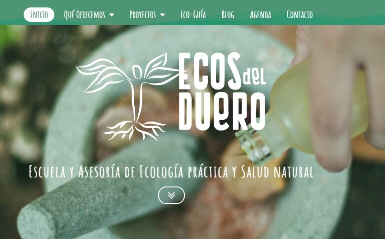 Página web de Ecos del Duero