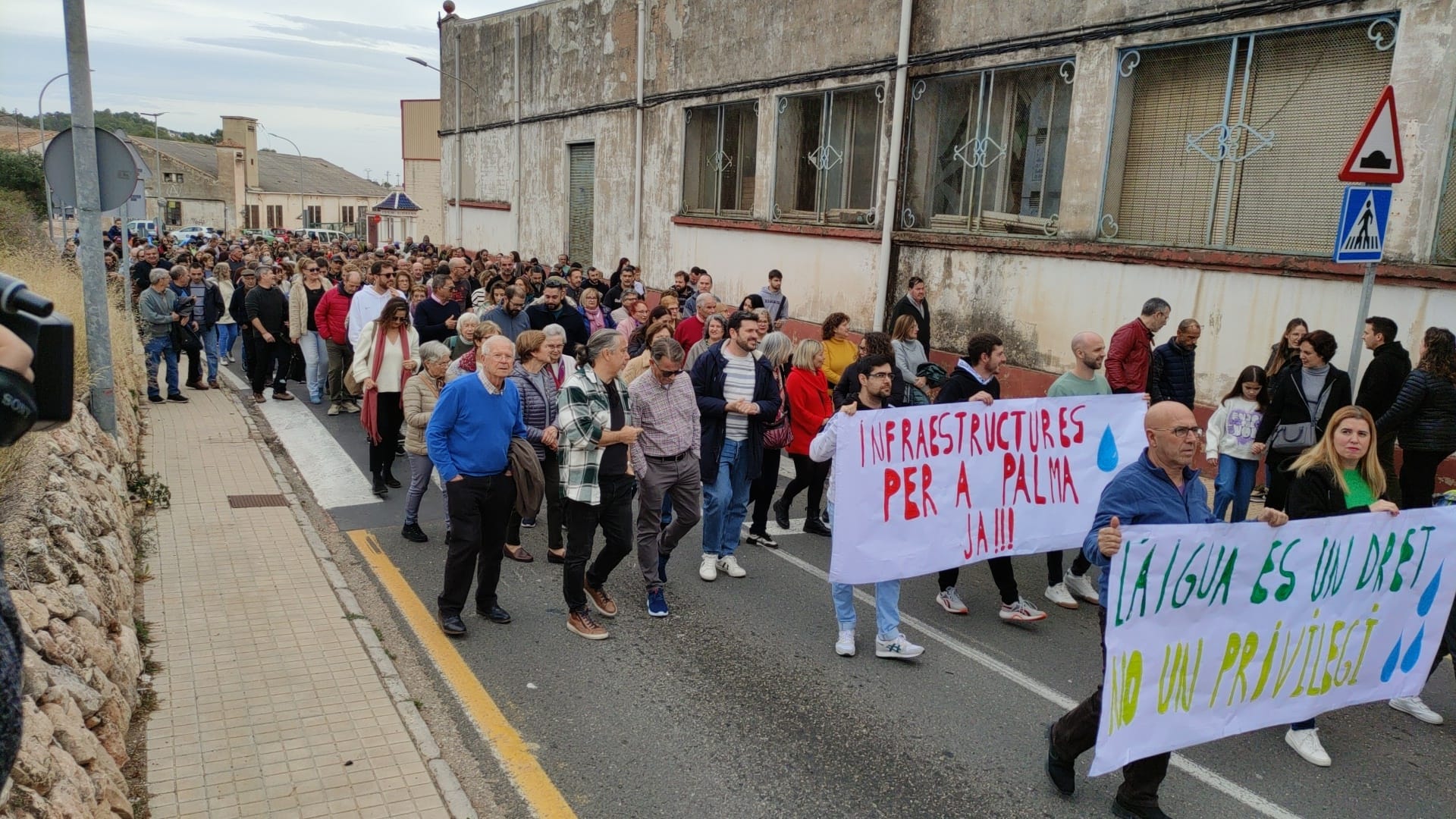 Manifestación de los vecinos de Palma de Gandia.