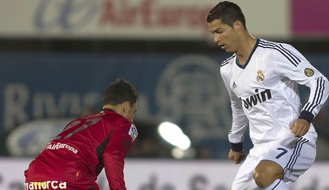 Cristiano Ronaldo también marcó frente al RCD Mallorca en el partido de la novena jornada de la Liga BBVA