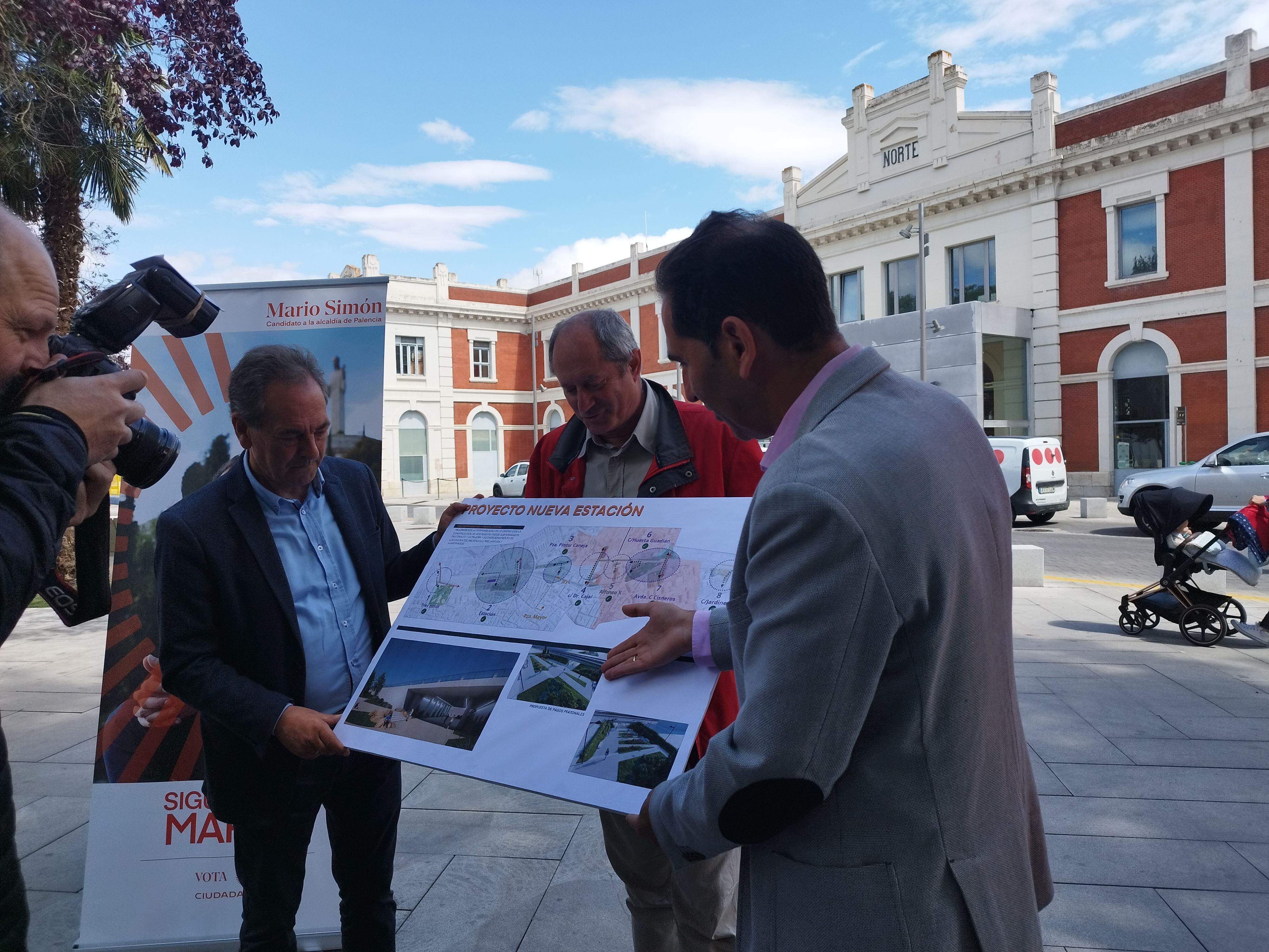 Simón presenta el proyecto de nueva estación para Palencia