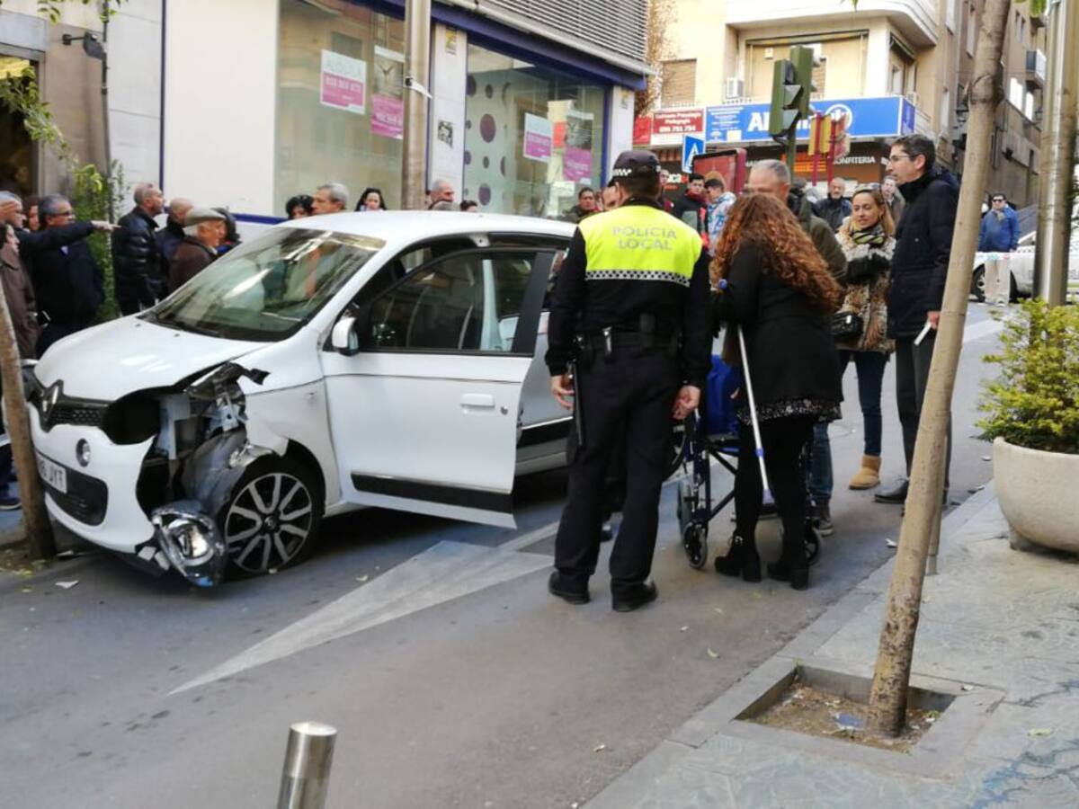 Un herido en un atropello en la calle Rastro de la capital