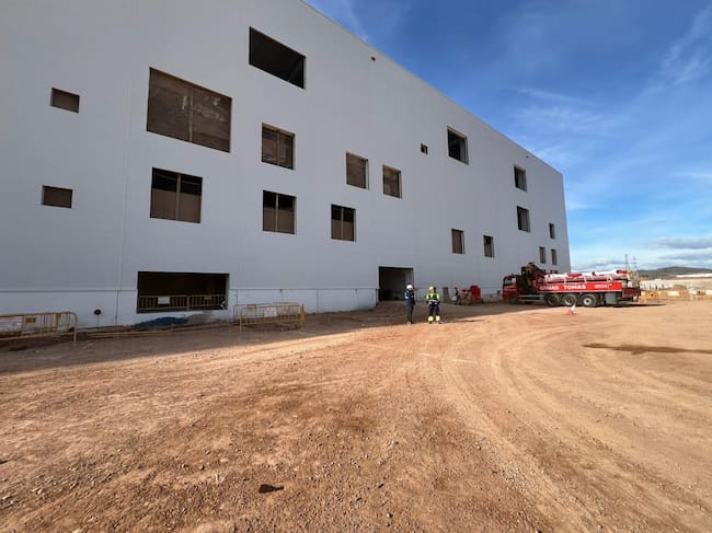 Gigafactoría de Sagunto PowerCo en construcción