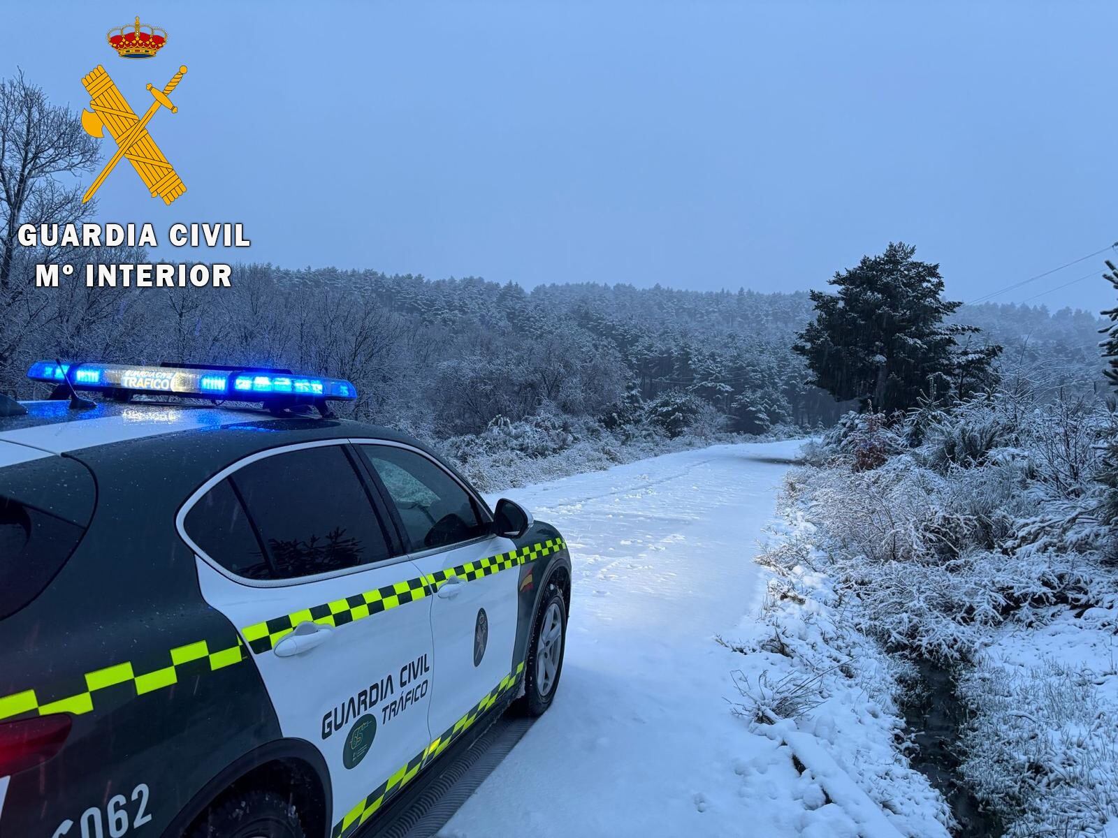 Imagen de la Sierra de Béjar este fin de semana/Guardia Civil
