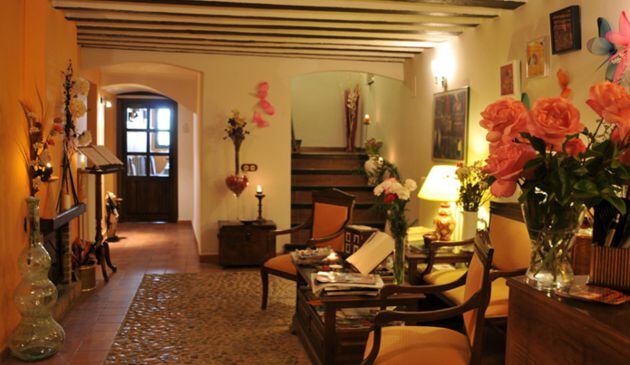 Interior de este hotel rural de Caracenilla.