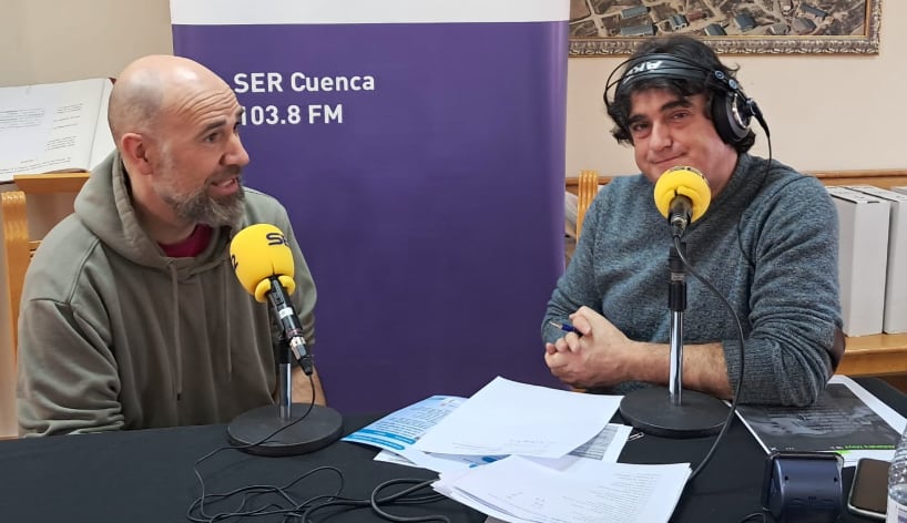 El empresario Óscar Aparicio durante la entrevista en Hoy por Hoy Cuenca.