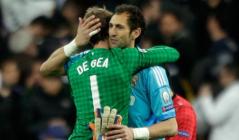 Diego López y David de Gea en una imagen de archivo