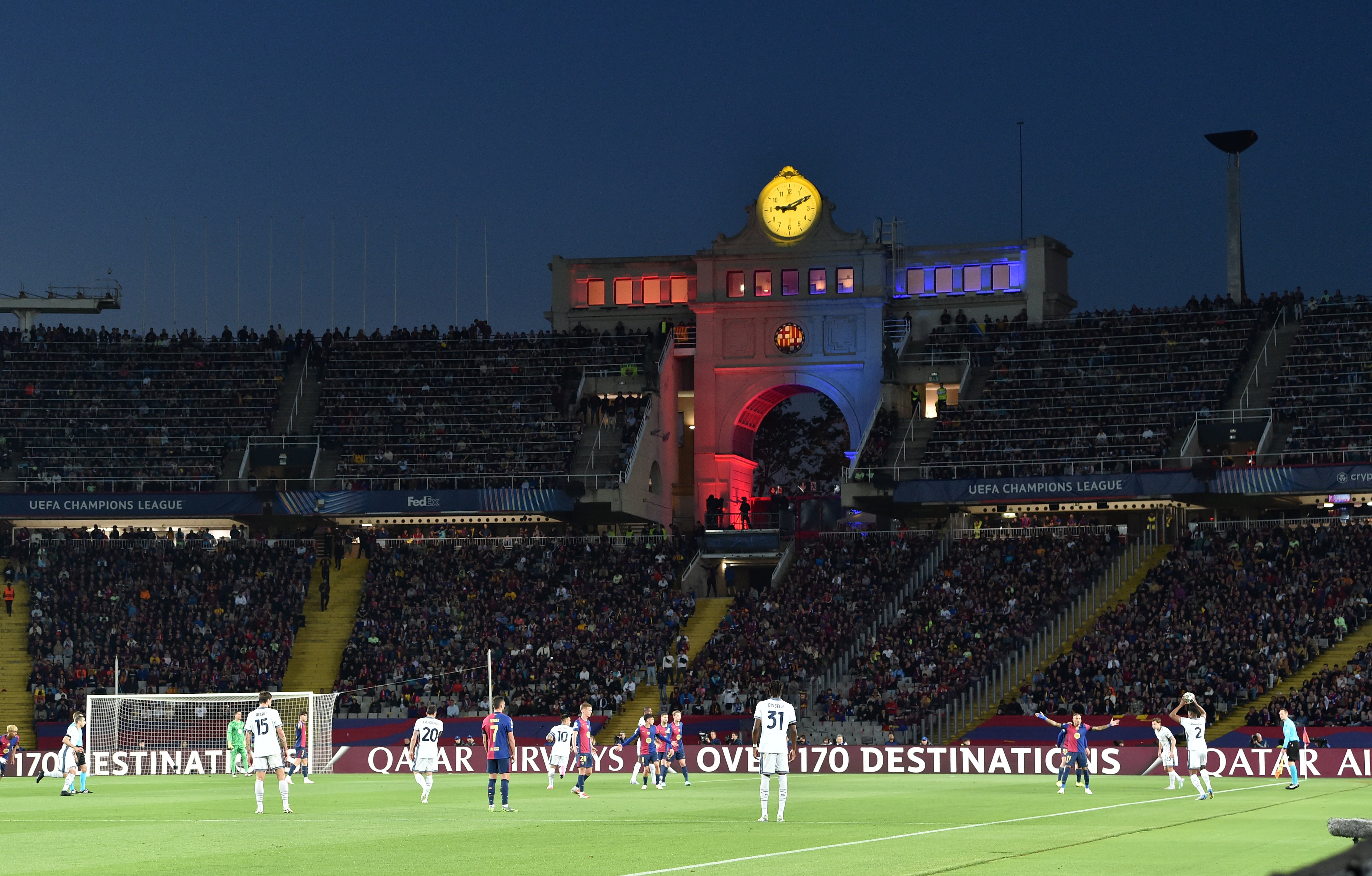 El Barcelona-Inter de Milán de semifinales de Champions, en Montjuic. (Giuseppe Bellini/Getty Images)
