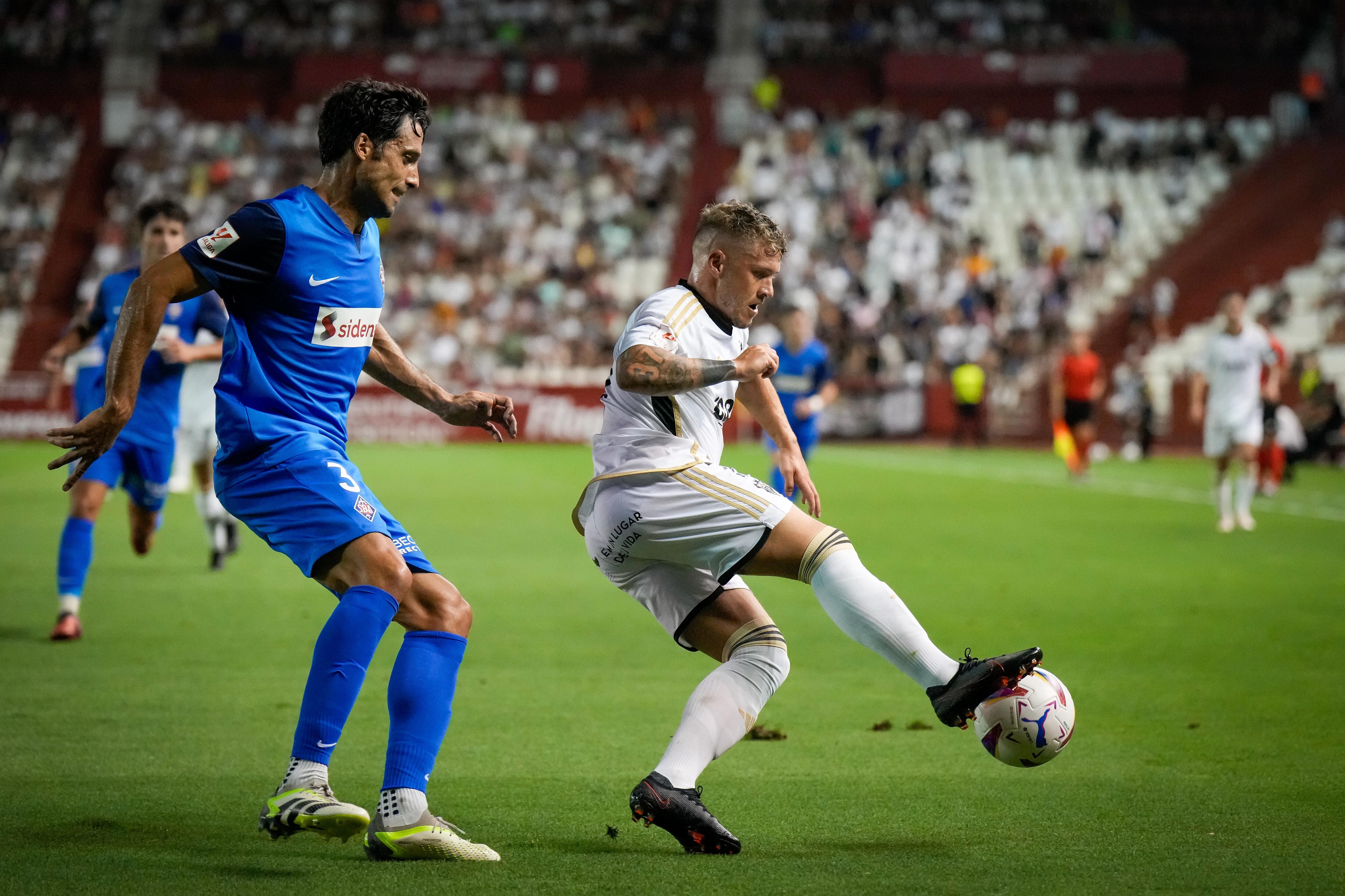 Partido de la jornada 2 de la Segunda División 2023-2024 de la liga de fútbol española, Liga Hypermotion, entre Albacete-Amorebieta disputado el 20/08/2023 en el Carlos Belmonte