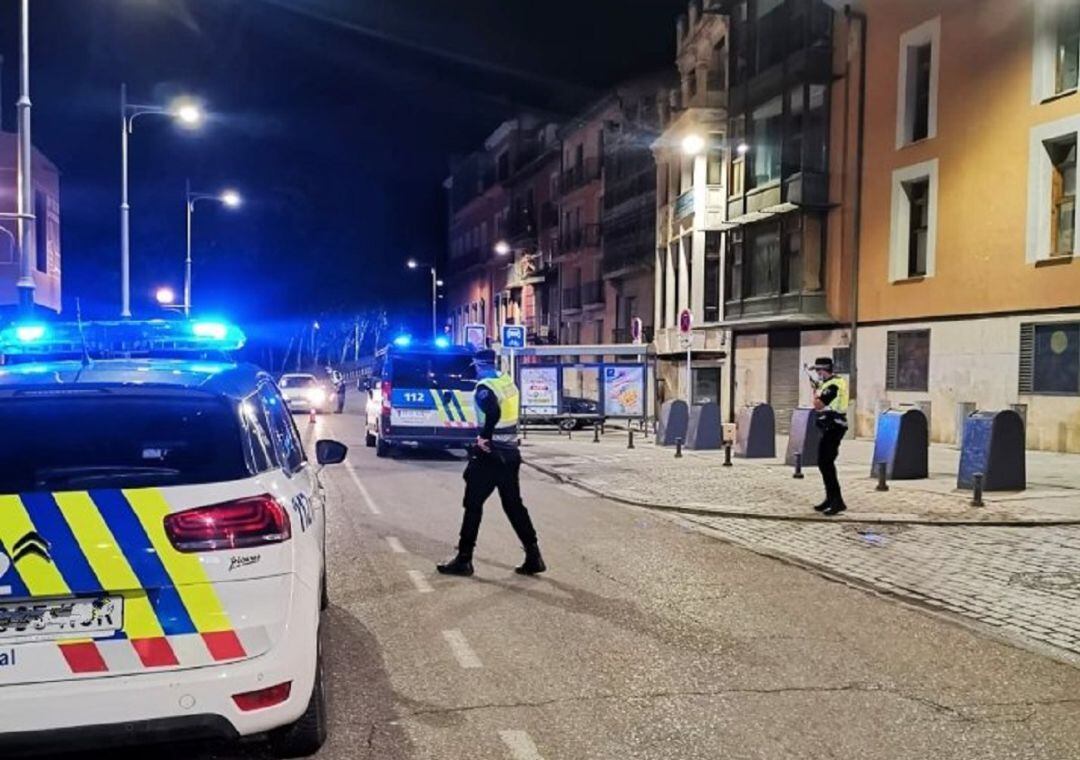 Imagen de uno de los controles de alcoholemia