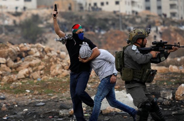 Otra de las fotografías tomadas durante las protestas.