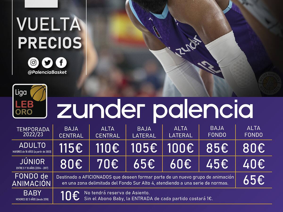 A la venta el abono para la segunda vuelta del Zunder Palencia