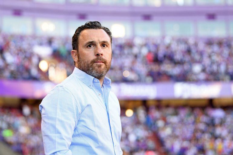 Sergio González, durante el partido contra el Numancia