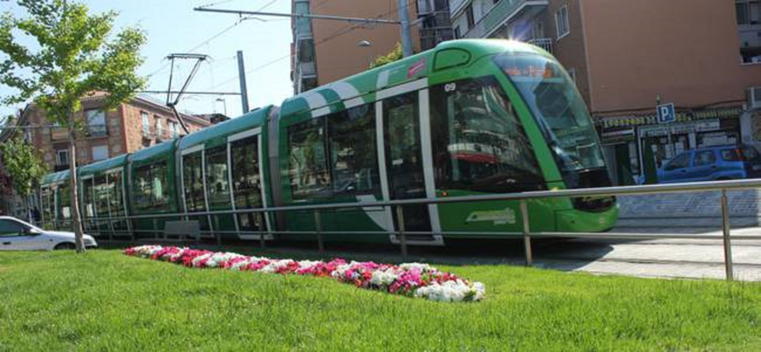 El tranvía de Parla tendrá cortes este verano por obras de mejora.