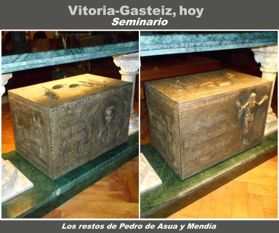 RESTOS DE PEDRO DE ASÚA. SEMINARIO DE VITORIA-GASTEIZ