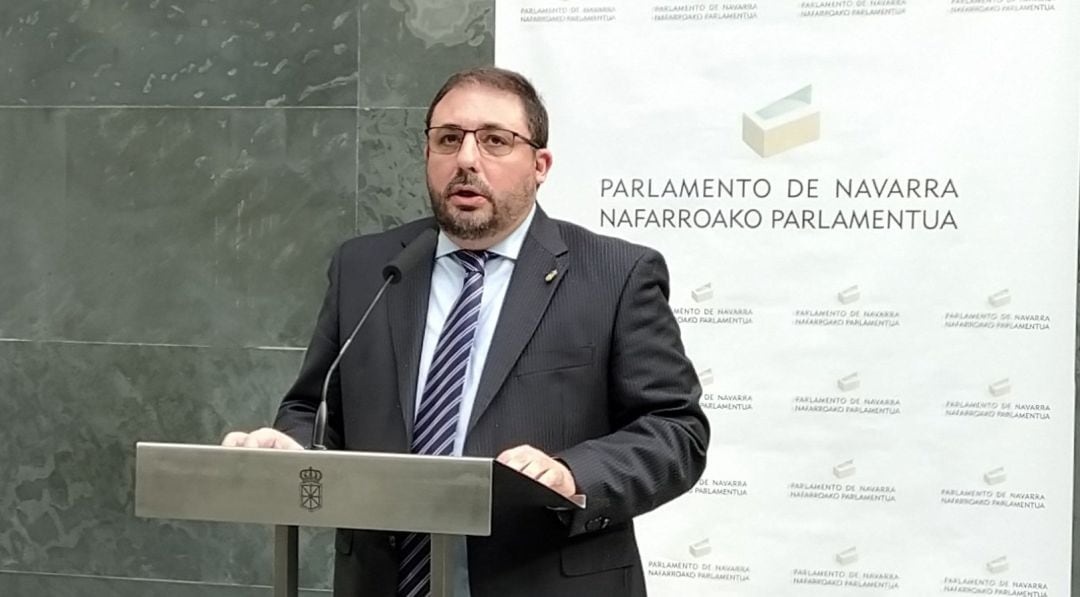 Unai Hualde, presidente del Parlamento de Navarra