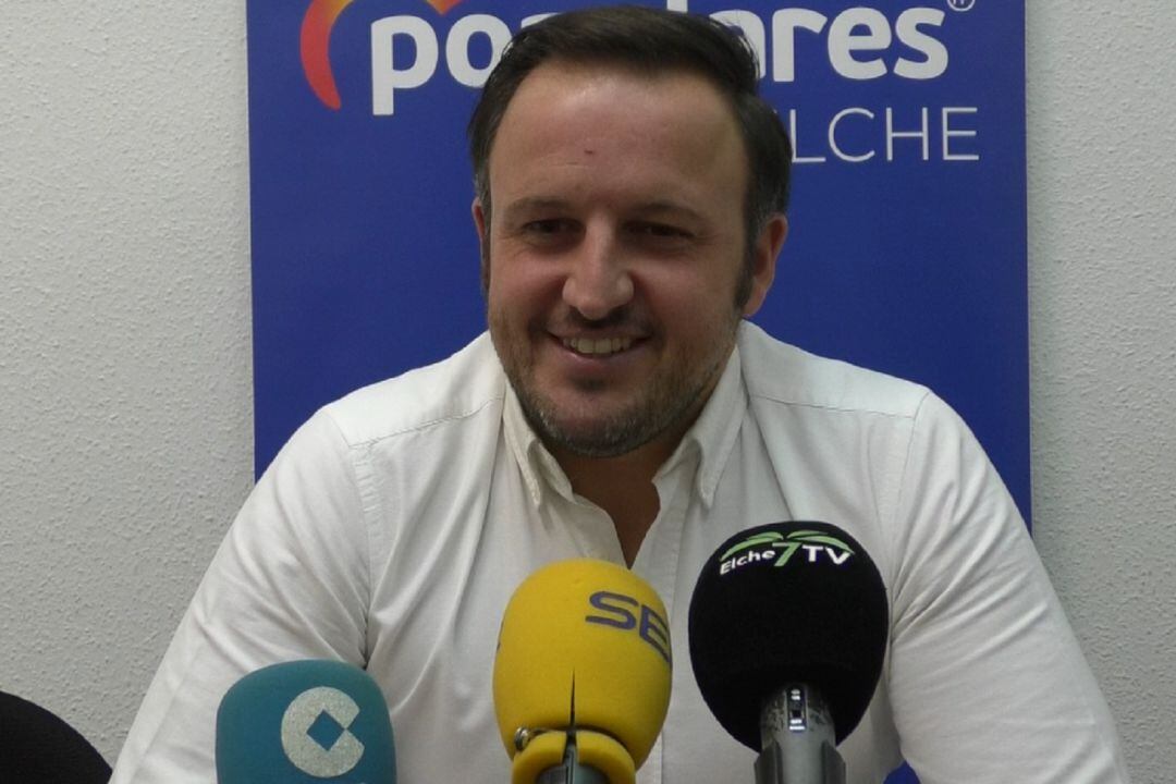Pablo Ruz, portavoz del PP en Elche