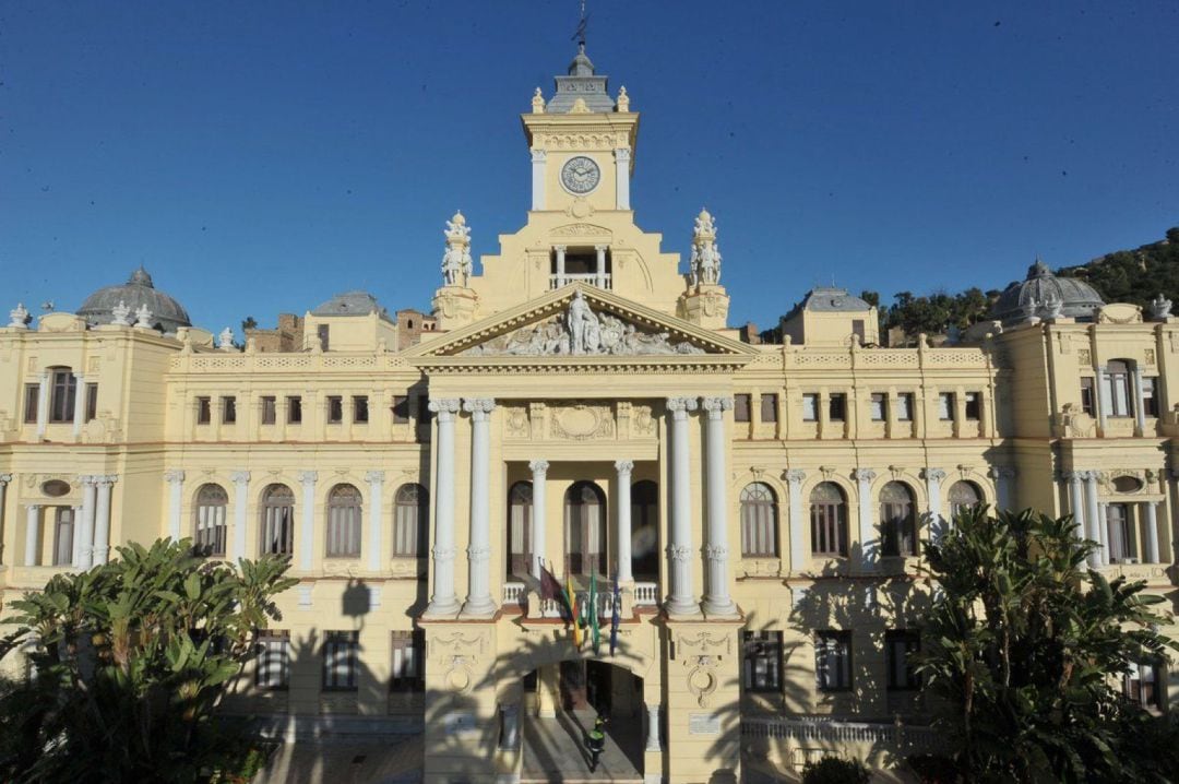 Ayuntamiento de Málaga, fachada principal del consistorio