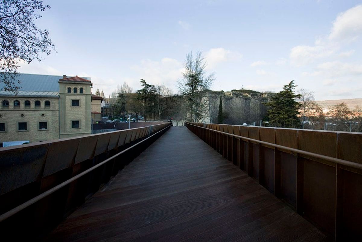 Pasarela de Labrit, en Pamplona