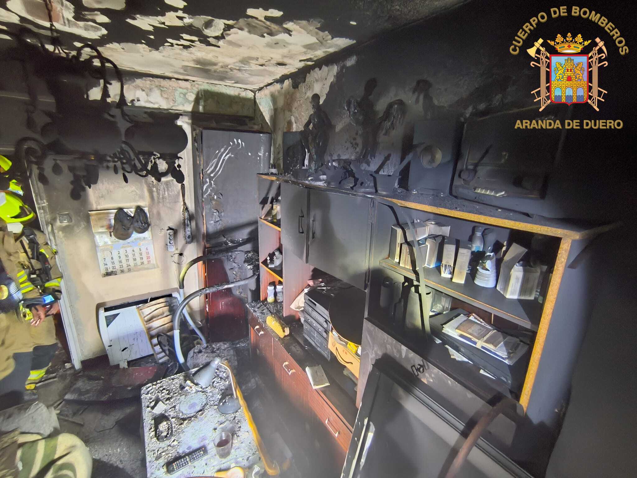 Los Bomberos de Aranda de Duero han protagonizado una actuación que pone en valor la importancia del servicio de retén.