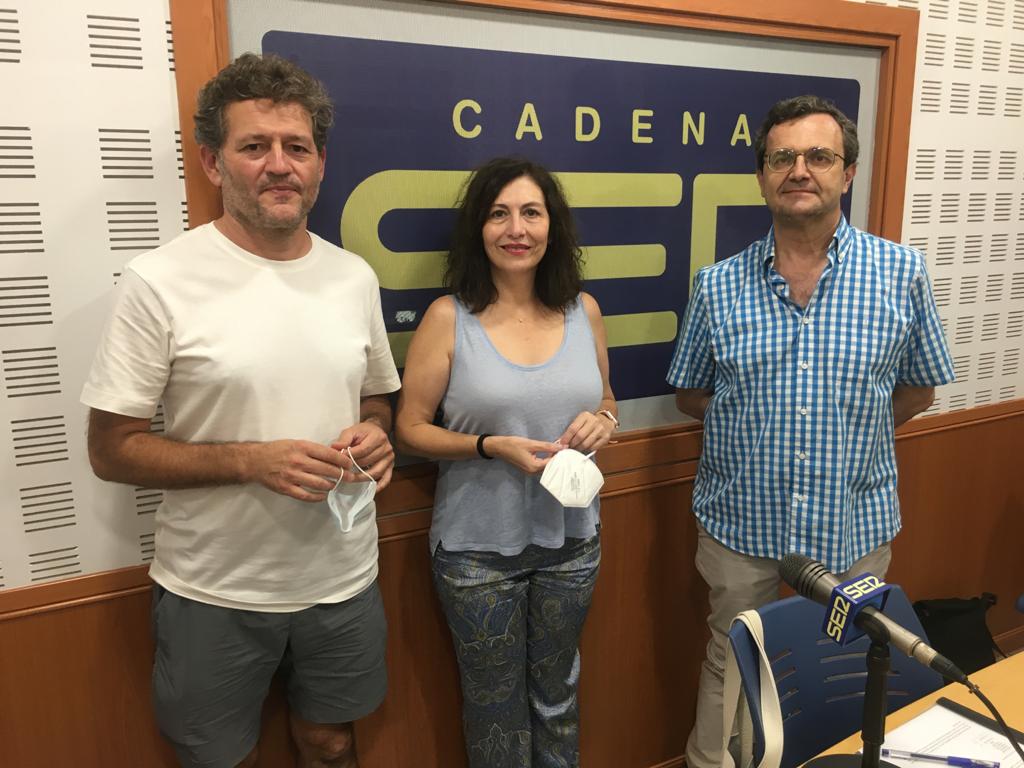 Rafael Obrero, Isabel García y Juan Andrés de Gracia