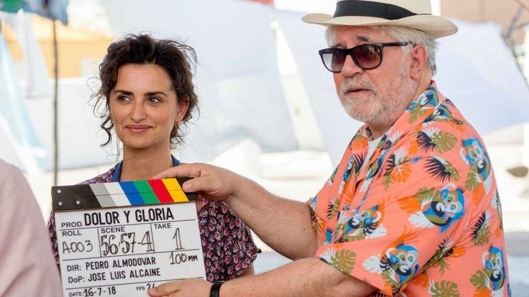 Imagen del rodaje de &#039;Dolor y gloria&#039;, la película de Almodóvar