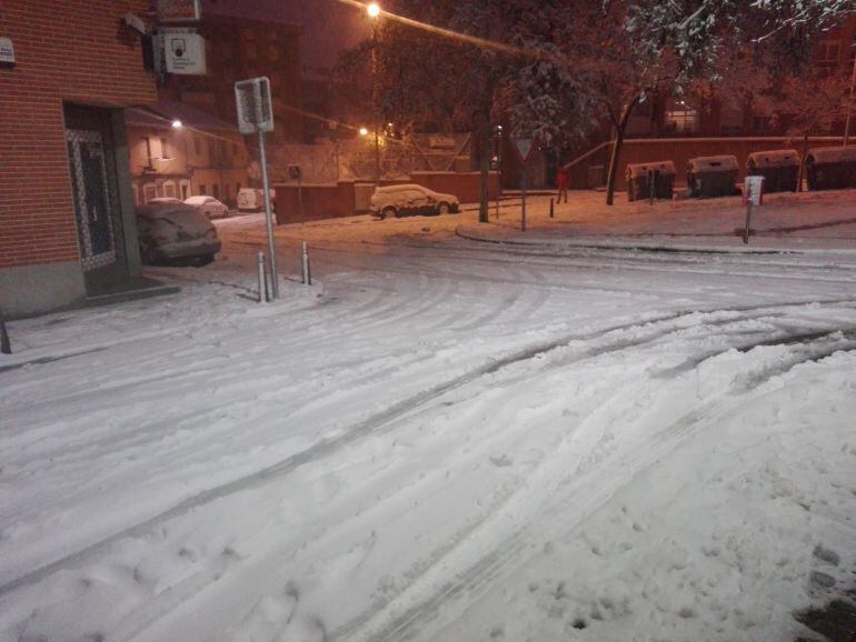 Estado de una de las calles de Segovia