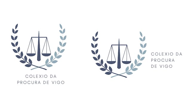 Identidade gráfica nova do Colexio da Procura de Vigo