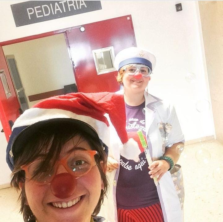 Las integrantes de Dr.Clown en Pediatría