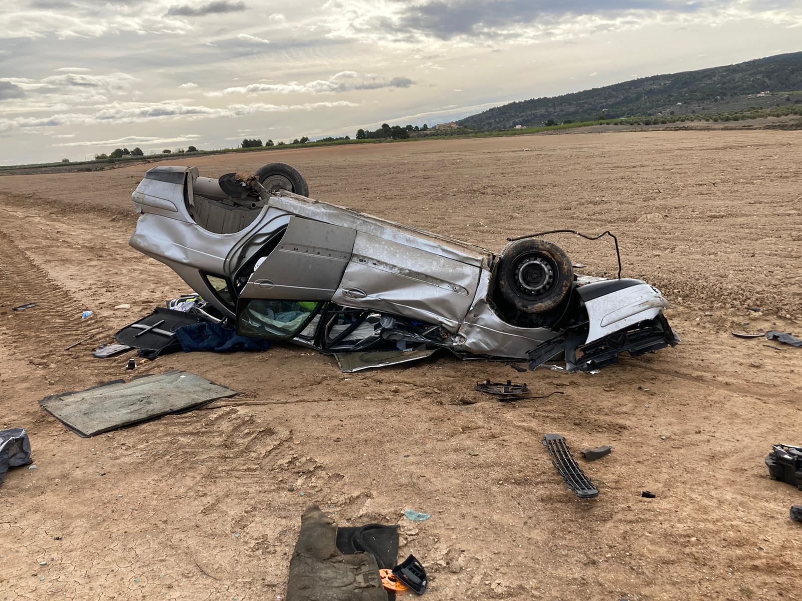 Tres heridos en un accidente en Aledo