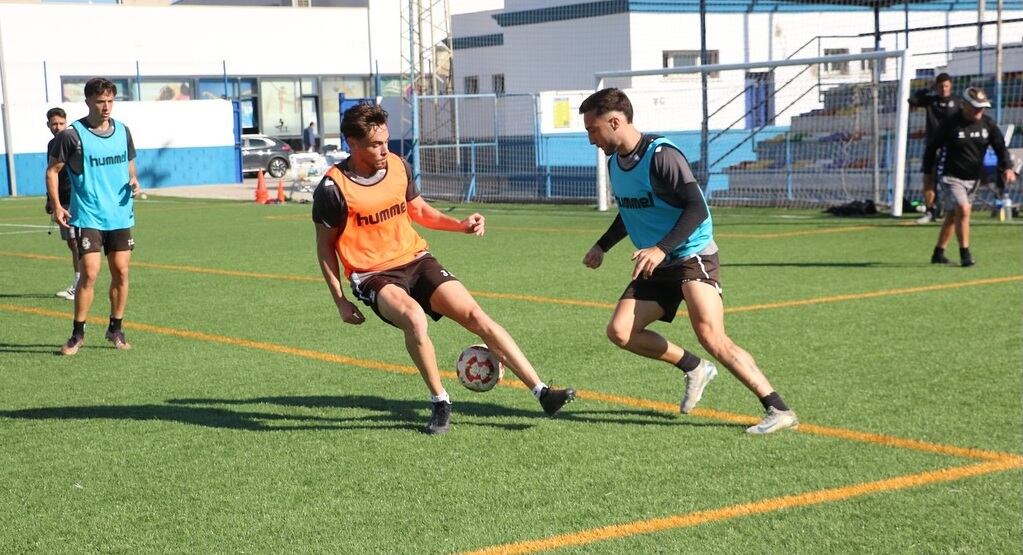 Un entreno de la Balona