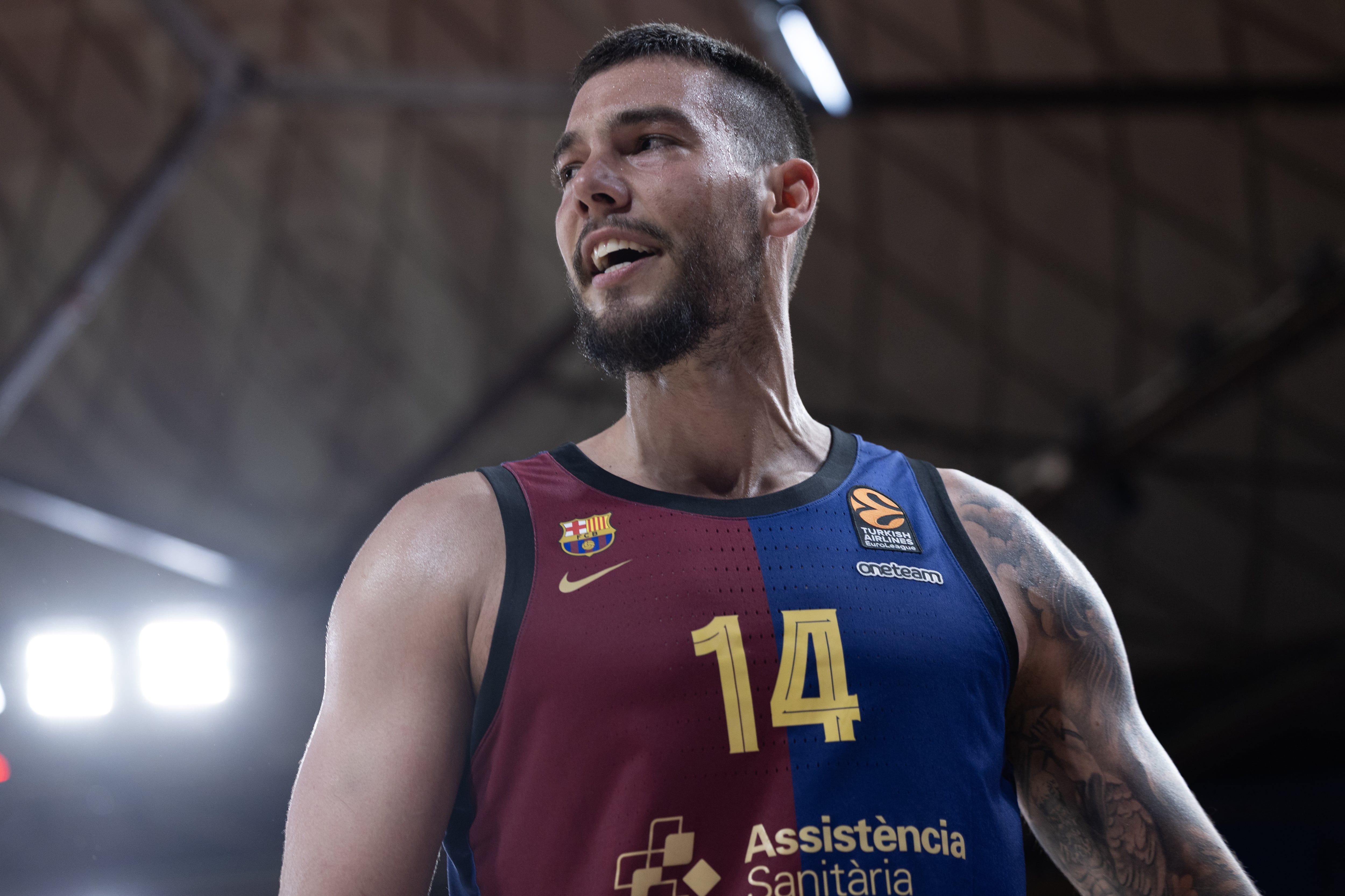 Willy Hernangómez, en un partido con el FC Barcelona durante la temporada 2024/25