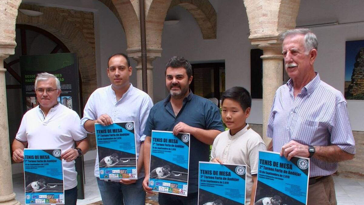 El CD SAFA Andújar-Tenis de mesa organiza su segundo torneo de feria