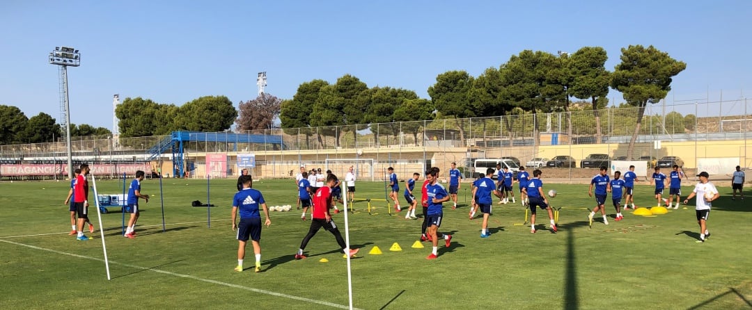 La plantilla del Real Zaragoza ha tenido una semana larga por delante para preparar el partido