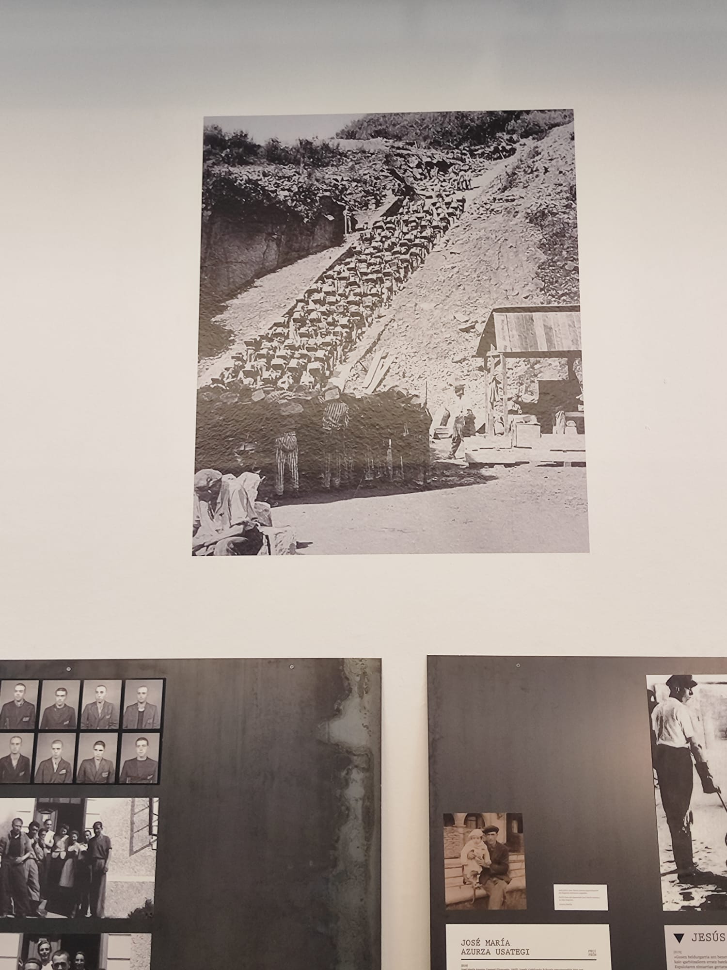 Fotografía del campo de Gusen expuesta en la Sala Amárica