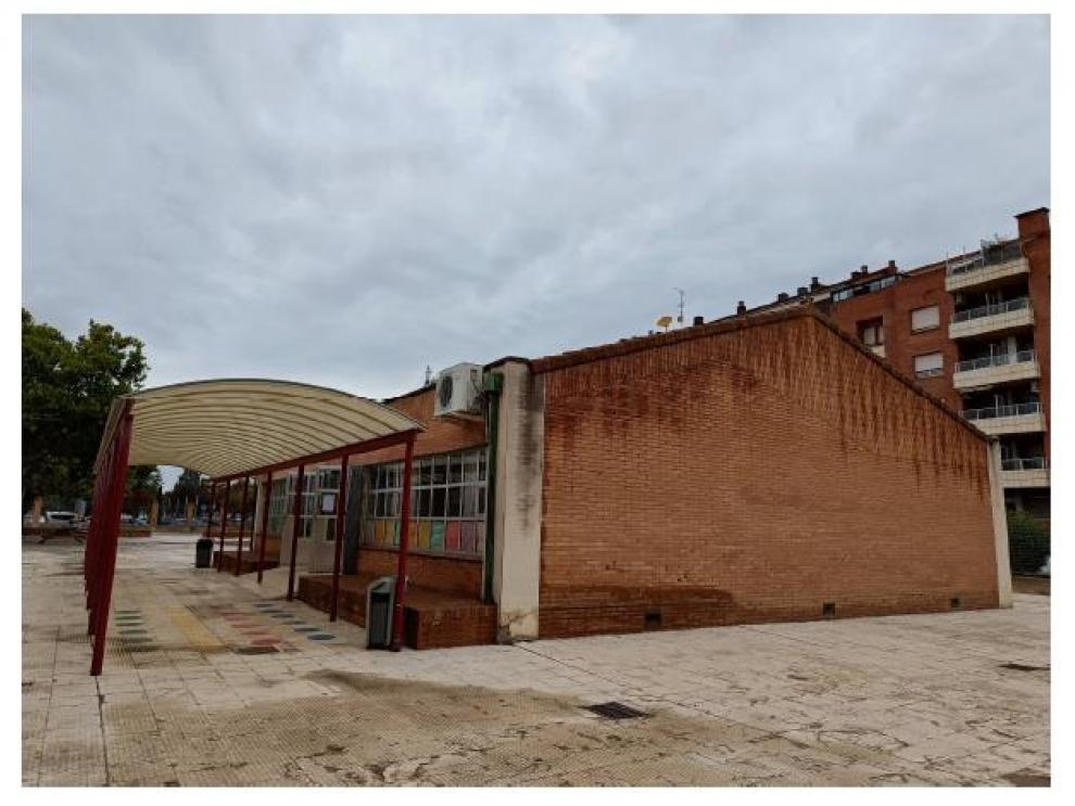 Zona de ampliación del CEIP Pedro J. Rubio de Huesca