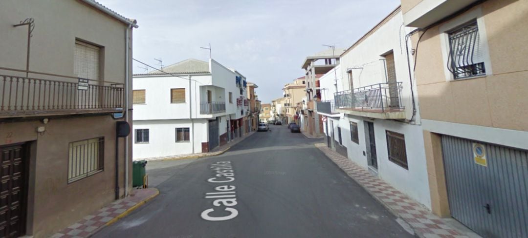 Calle Castilla en Mancha Real.