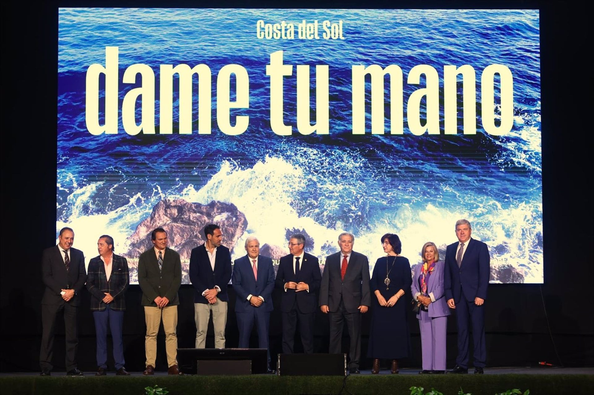 El presidente de la Diputación de Málaga, Francisco Salado, en la gala institucional de Turismo Costa del Sol que se ha celebrado en la plaza de toros de Las Ventas en el marco de la Feria Internacional de Turismo de Madrid (Fitur).