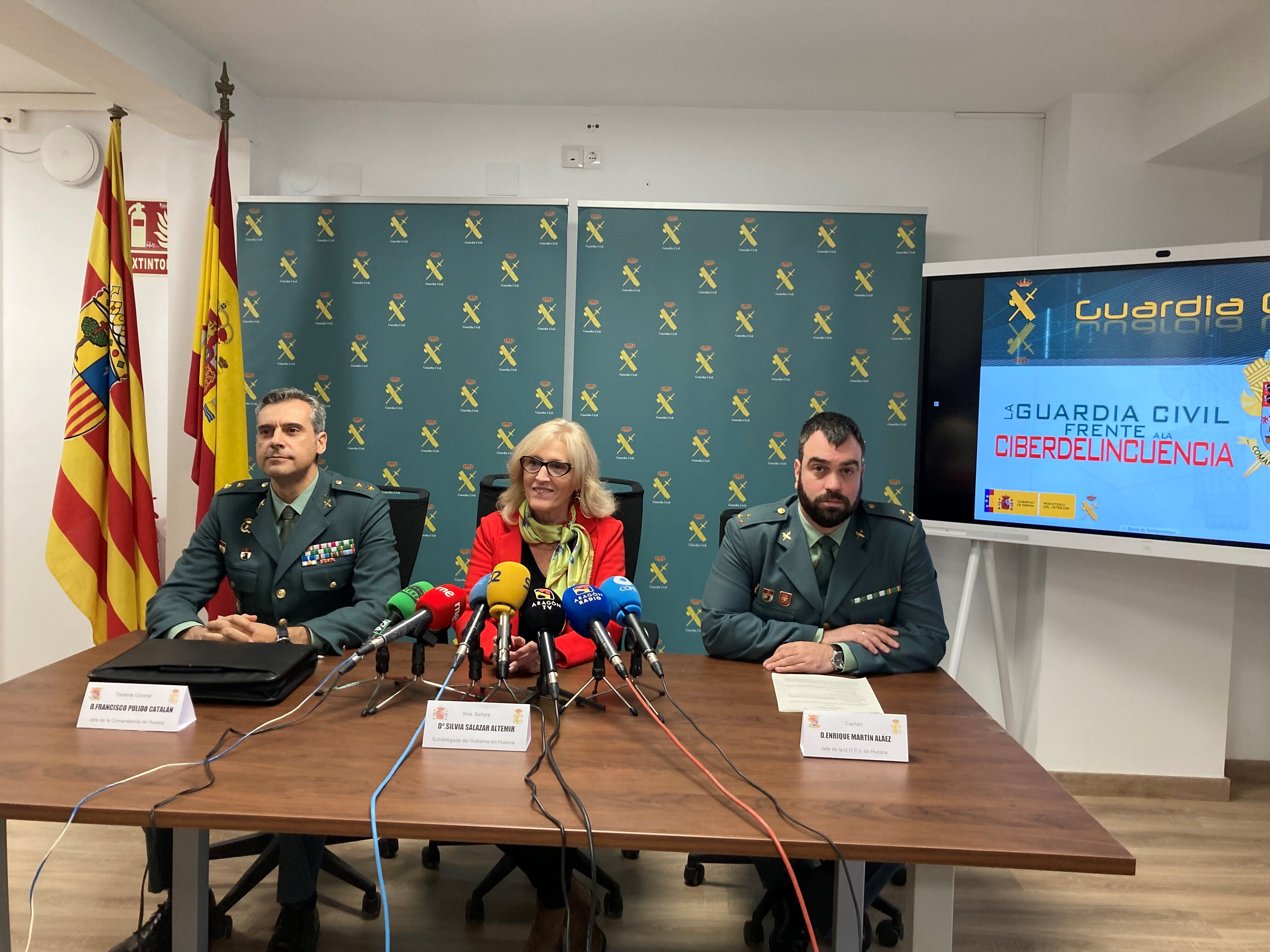 Presentación de datos sobre ciberdelincuencia en la Comandancia de Huesca