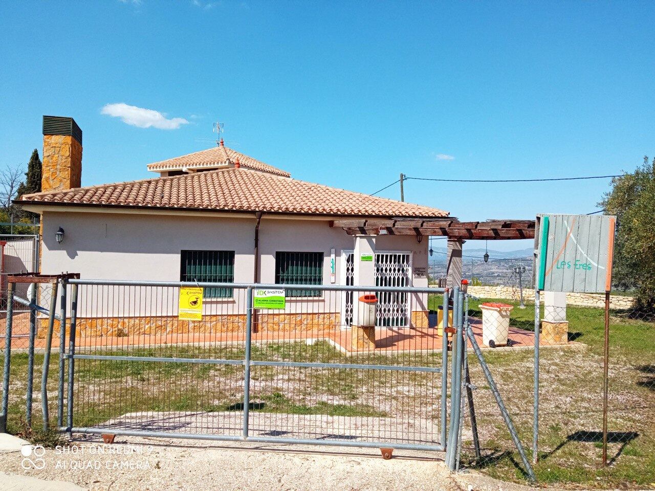 Albergue municipal que Benasau pone a disposición de refugiados de Ucrania