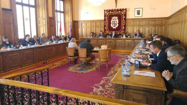 Plenos de presupuestos en el Ayuntamiento de Palencia