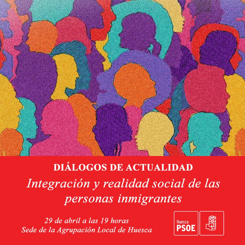 Cartel anunciador de los &quot;Diálogos de actualidad&quot;